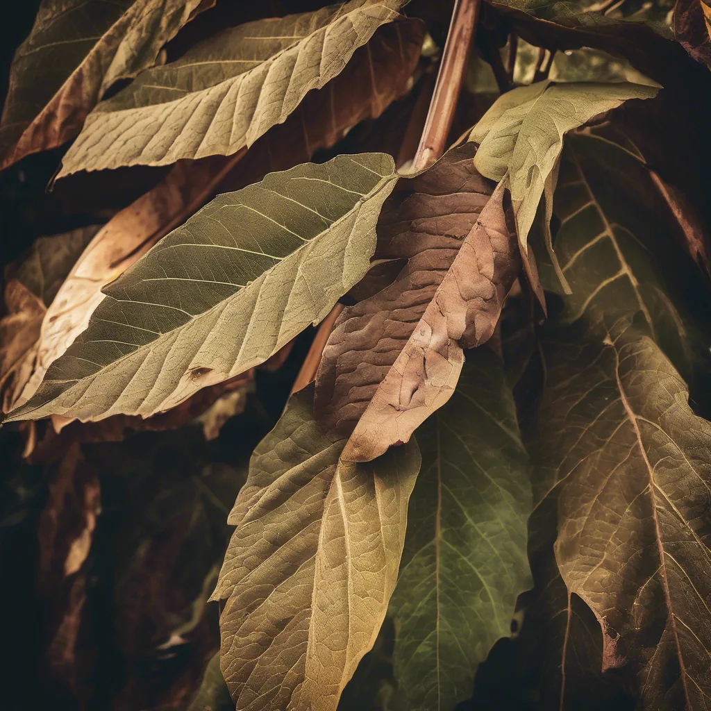 Tobacco leaves curing